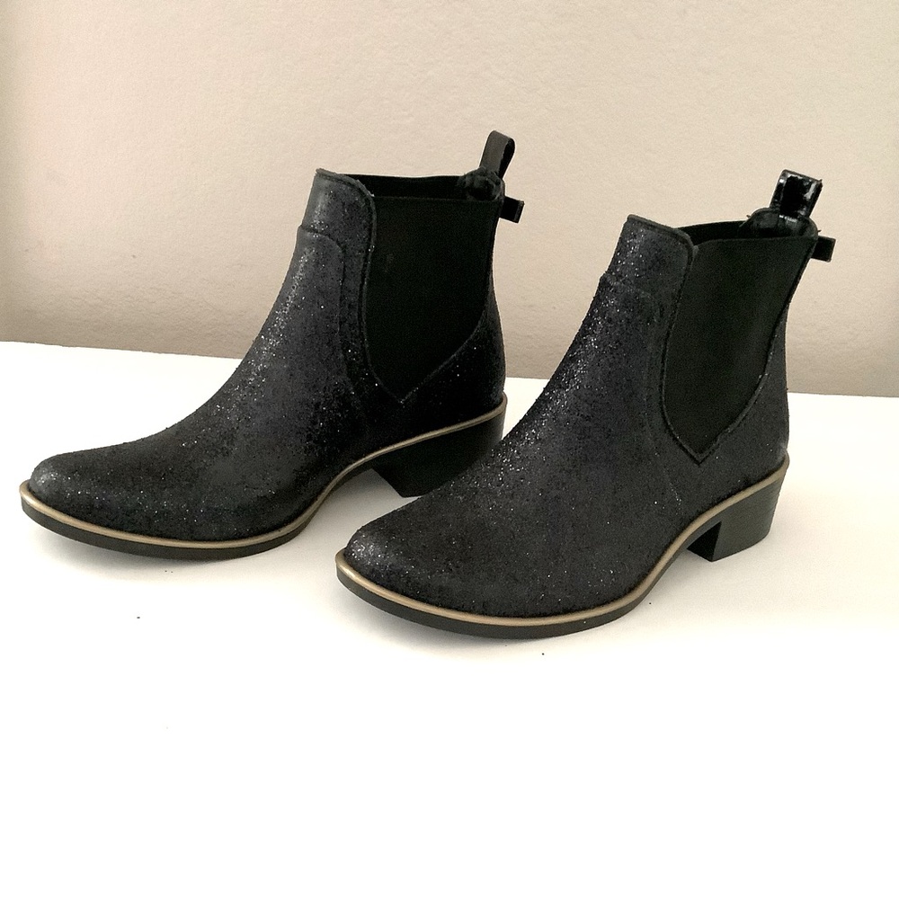 Kate Spade Sedgewick Black.   Glitter Ankle